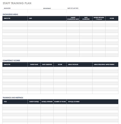 Free Training Plan Templates For Business Use Smartsheet