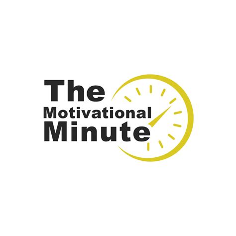 Personable Serious Motivation Logo Design For The Motivational Minute