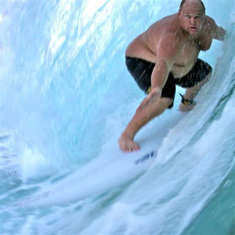 Fat Surfer Jimbo Pellegrine Is A King In The Water