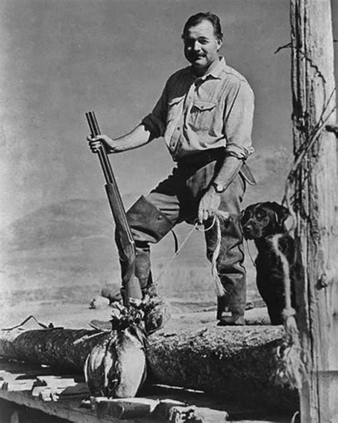 Pic Of Hemingway And A Lab From The Hunting Facebook Page Ernest
