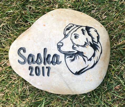 Personalized Pet Memorial Stone 78 Any Breed Dog Grave Etsy