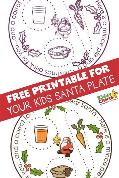 Personalised Christmas Paper Plate Printable Christmas Activities For