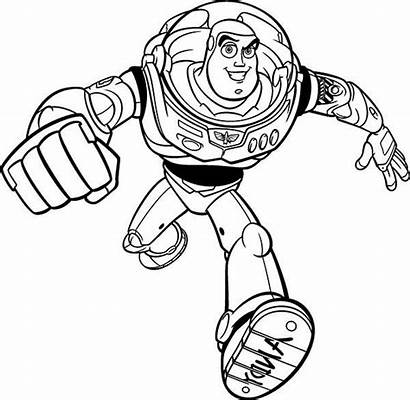 Coloring Toy Story Buzz Rescue Ready Pages