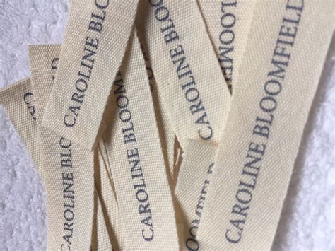 Baumwolle Etiketten Cotton Labels Woven Labels Fabric Labels