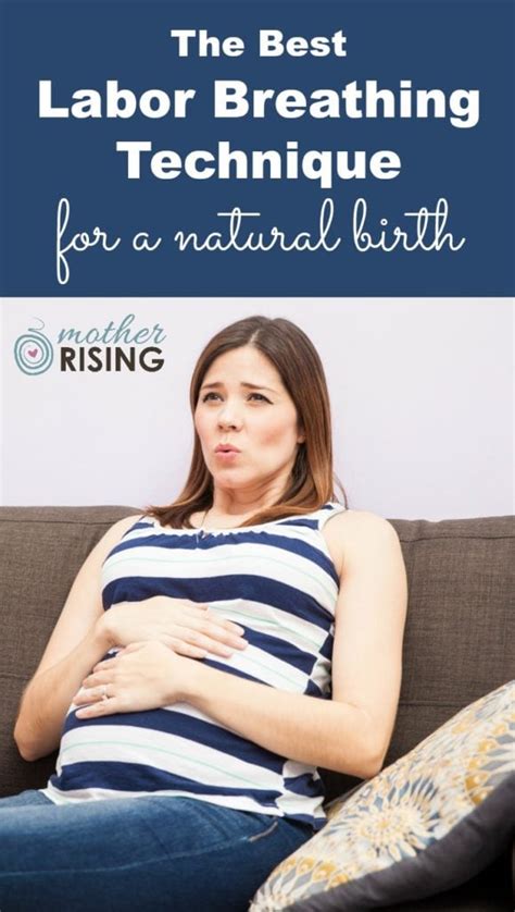 The Best Labor Breathing Technique For A Natural Birth Mother Rising