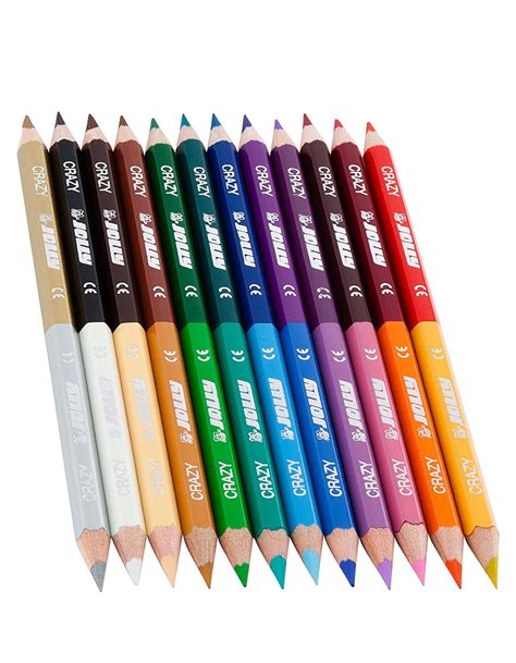 Supersticks Premium European Colored Pencils Double Ended Pencils 24