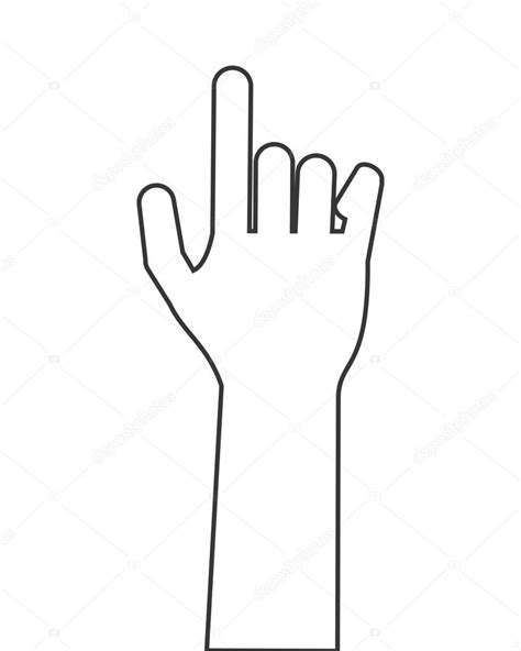 Hand Index Finger Icon Stock Vector Image By ©jemastock 120866788