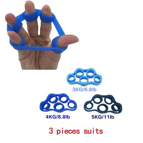 3 pcs finger stretcher strength trainer fingers exercise practice equipments climbing grips