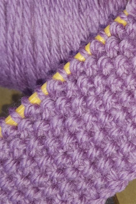 Moss Stitch Knitting Stitch Pattern