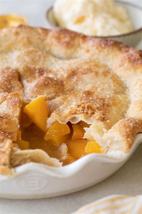 Easy Canned Peach Pie Recipe Sugar And Charm