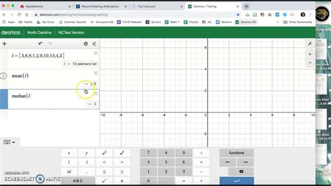 Desmos Stats Five Number Summary Youtube