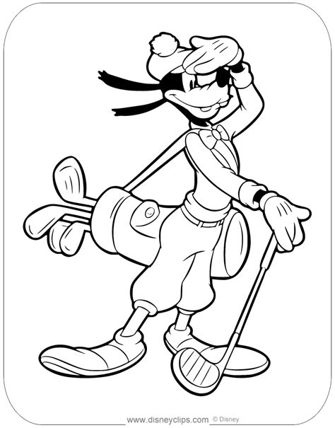 85 Free Printable Goofy Coloring Pages