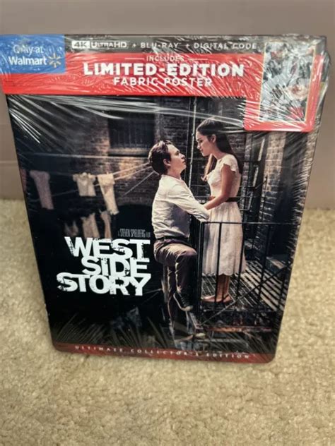 West Side Story Disney 4kblu Raydigital Set Limited Edition Fabric