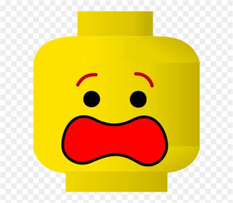 Lego Scared Face Clipart Lego Face Clip Art Free Transparent Png