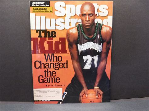 Sports Illustrated Kevin Garnett Minnesota Timberwolves Nba Draft