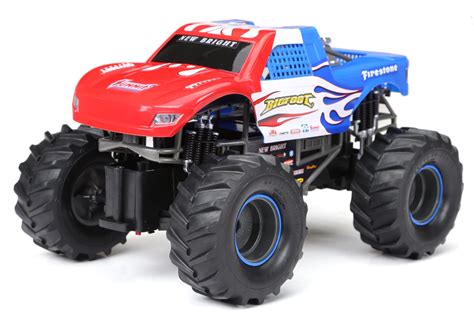 New Bright Rc 114 Radio Control Bigfoot Monster Truck Red White