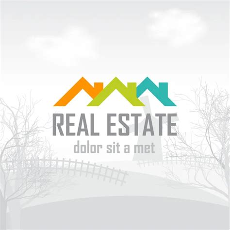 Real Estate Logo — Stock Vector © Anbrosko 65364481