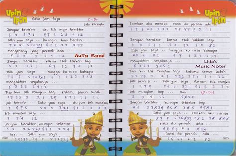 You can change chords tonality with a premium account. Not Angka : Lala Karmela - Satu Jam Saja | Lhia's Music Notes