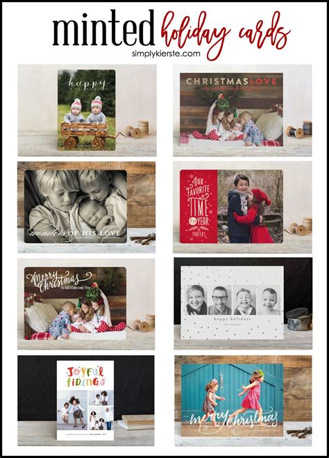 The best in independent design, chosen by you. Minted Holiday Cards + $250 Giveaway! - Simply Kierste Design Co.