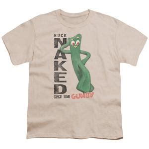 Gumby Buck Naked Since Cream Shirts Etsy