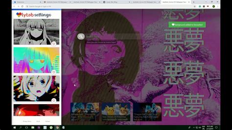 Cool Aesthetic Anime Wallpaper And Background Chrome Theme