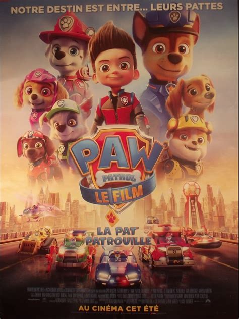 Affiche Du Film Paw Patrol La Patpatrouille Cinemaffiche