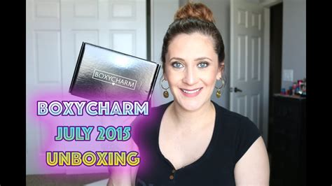 July BoxyCharm Unboxing YouTube