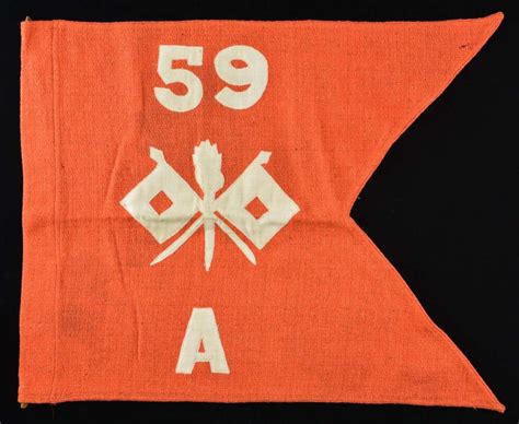 At Auction 59th Signal Battalion Company A Guidon