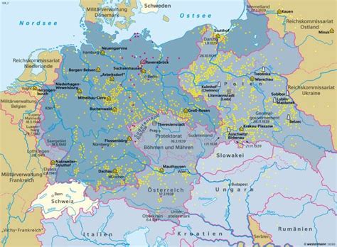 Die karte des deutschen reiches, im maßstab 1:100.000, ist die zweite gesamtdeutsche landkarte, die jemals erschien. Deutschland 1933 Bis 1939 Karte - Deutschland 1871 1918 ...