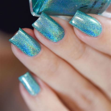 Aerial View Aquamarine Ultra Holographic Nail Polish By Ilnp