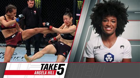 Take 5 Angela Hill Ufc Connected Youtube