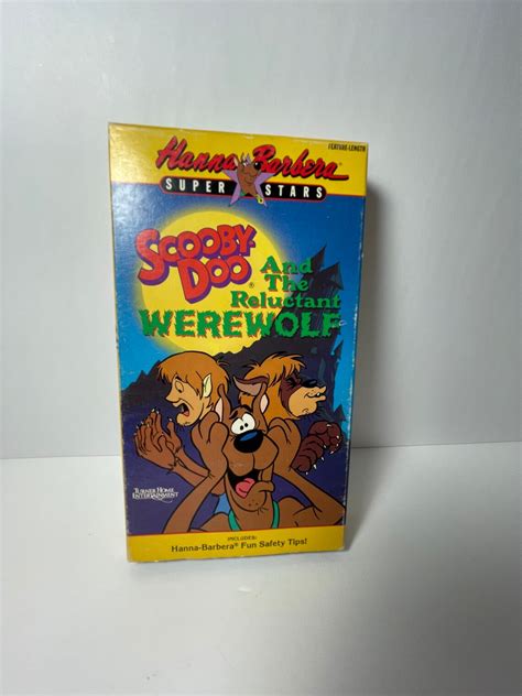 Hanna Barbera Scooby Doo And The Reluctant Werewolf On Vhs Etsy