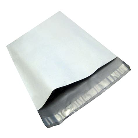 100 Poly Mailers Bags 145x19 6 Pouches Envelopes White Self
