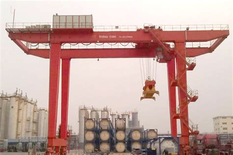 Weihua Cranes Rail Mounted Container Gantry Crane Weihua Crane