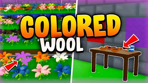 How To Get Colored Wool In Roblox Islands Skyblock Youtube