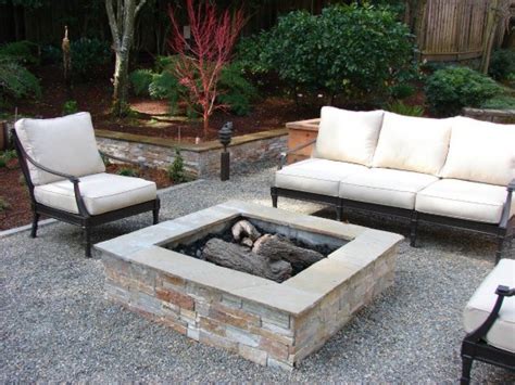 Classy Fire Gravel Patio Together With Fire Pit Ideas Gravel Patio