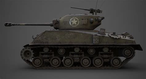 Sherman M4 3d Asset Cgtrader