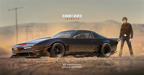 Knight Rider Kitt Car Gets A Futuristic Makeover With Racing Spoilers