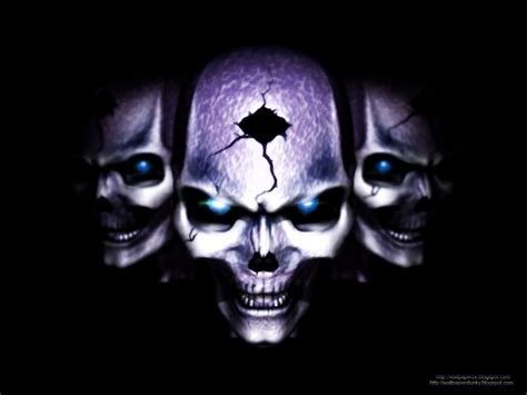 All Type Wallpapers Gothic Skull Black Darkside Wallpapers