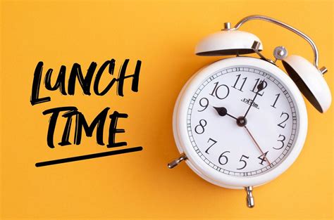 Its Lunchtime Alarm Clock And Food In Lunchboxes Creative Commons
