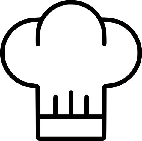 Chef Hat Svg Png Icon Free Download (#482109) - OnlineWebFonts.COM