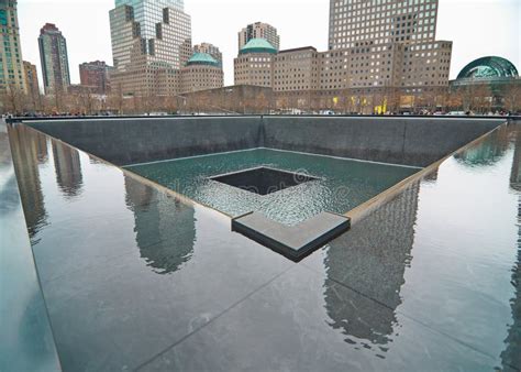 911 Memorial At The World Trade Center Ground Zero Editorial Stock