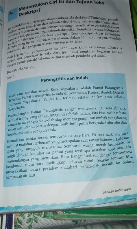 Contoh Teks Deskripsi Tentang Tempat Wisata Pantai Parangtritis