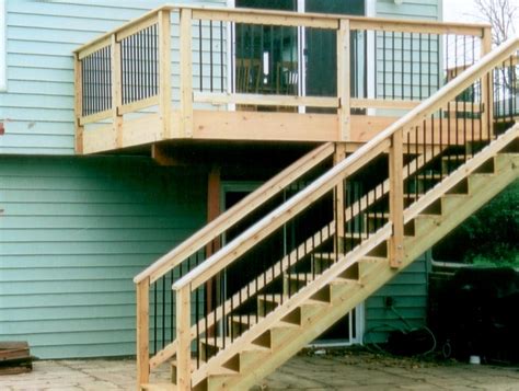 Wood Deck Stairs Designs Home Design Ideas