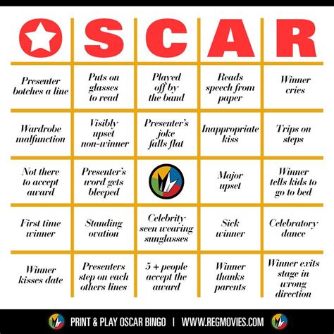 We did not find results for: Oscar Bingo! Card no. 1 FUN for an Oscar party! | Bingo ...