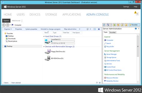Advanced Admin Console 2011 Is Coming To Ws 2012 Essentials