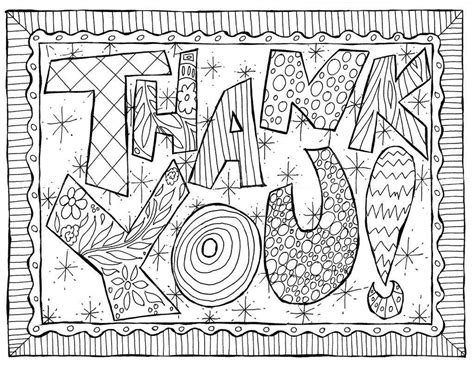 Printable Thank You Coloring Pages At Getdrawings Free Download