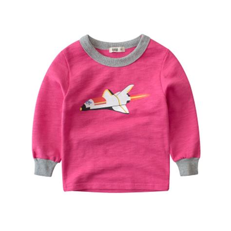 27kids 2 9years Space Shuttle Toddler Baby Boys Sweatshirts Autumn