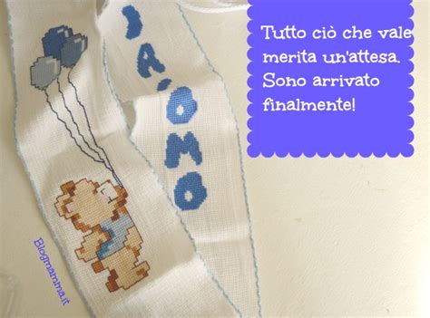 Cosa scrivere sul fiocco nascita? Frasi da ricamare ...