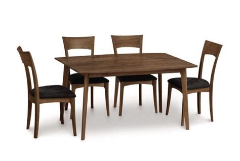 Copeland Furniture Natural Hardwood Furniture From Vermont Catalina Fixed Top Tables In Walnut